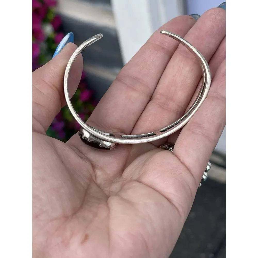 Roderick Tenorio RMT Relios Sterling 14K Gold Catseye Storyteller Cuff 30g